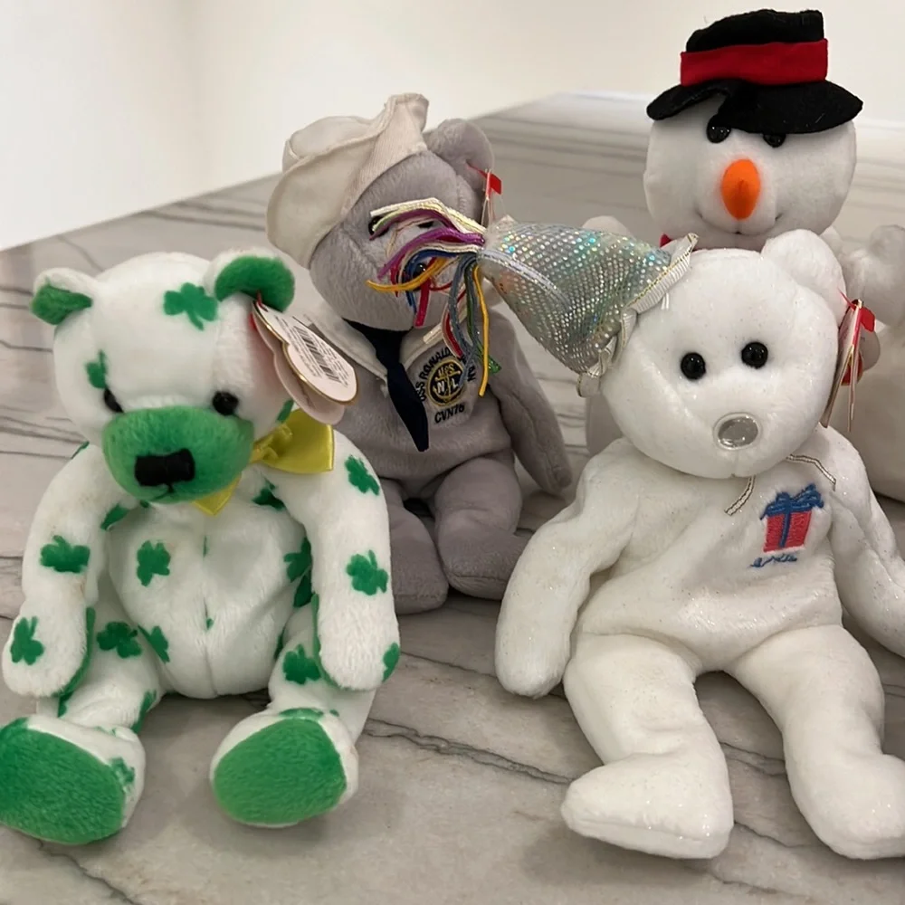 27 Beanie Babies + 1 Teenie with tags - Picture 4 of 16